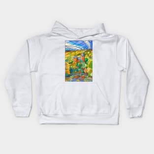 Castell Coch Reflections Kids Hoodie